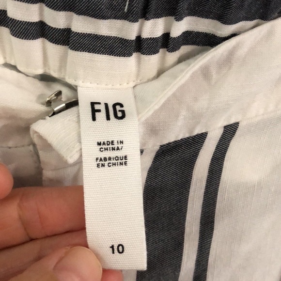 Fig linen blend lightweight pants - Picture 10 of 13